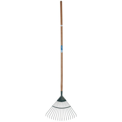Draper Carbon Steel Lawn Rake with Ash Handle 14311