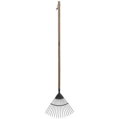 Draper Carbon Steel Lawn Rake with Ash Handle 14311