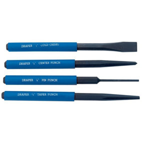 Draper Chisel and Punch Set (4 Piece) (26559)