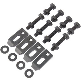 Draper Clamping Kit for Face Plate for use with Stock No. 06901 and 33893 (16 Piece) 06902