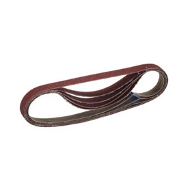 Draper  Cloth Sanding Belt, 13 x 457mm, 80 Grit (Pack of 5) 08689