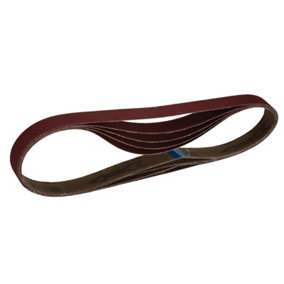 Draper  Cloth Sanding Belt, 25 x 762mm, 120 Grit (Pack of 5) 08698