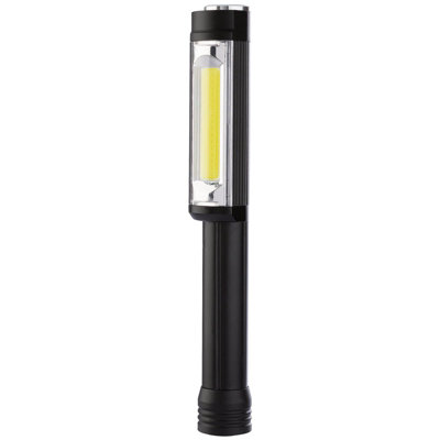 Draper  COB LED Aluminium Worklight, 5W, 400 Lumens, 3 x AA Batteries Supplied 90100