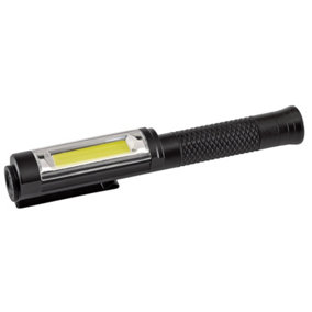 Draper  COB LED Rechargeable Aluminium Pen Torch, 5W 90101