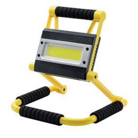 Draper  COB LED Rechargeable Folding Worklight and Power Bank, 20W, 750 - 1,500 Lumens 99707