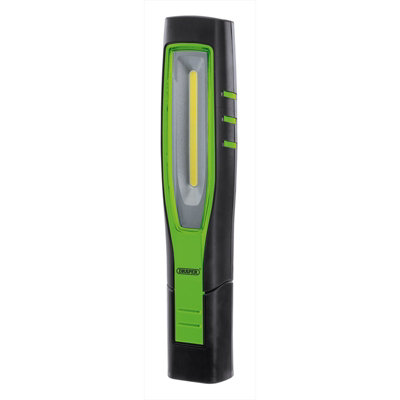 Draper COB/SMD LED Rechargeable Inspection Lamp, 7W, 700 Lumens, Green ...