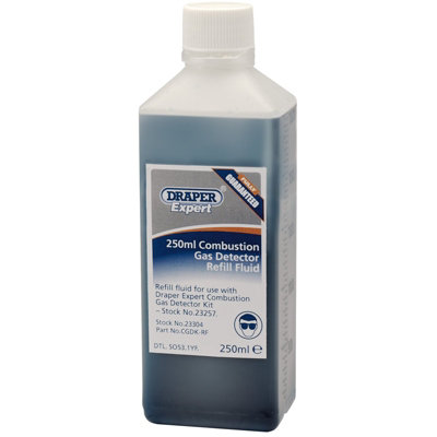 Draper Combustion Gas Detector Fluid, 250ml 23304