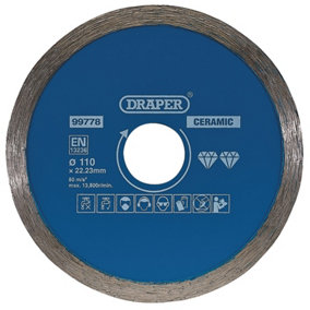 Draper Continuous Diamond Blade, 110mm 99778