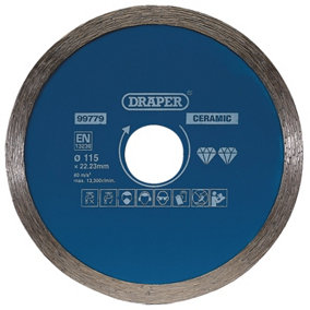 Draper  Continuous Diamond Blade, 115mm 99779