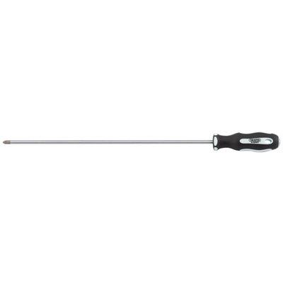 Draper Cross Slot Extra Long Reach Soft Grip Screwdriver, No.2 x 450mm 63594