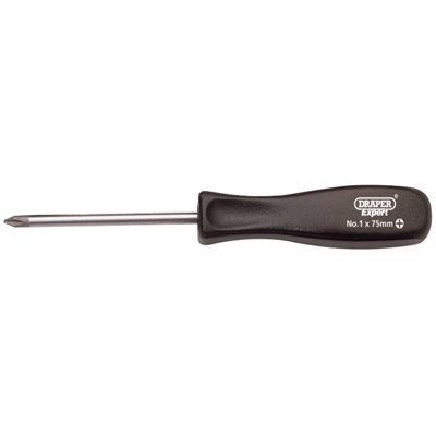 Draper Cross Slot Mechanic's Screwdriver, No.1 x 75mm 19532