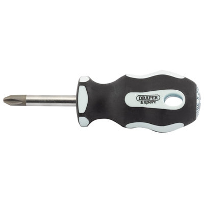 Draper Cross Slot Soft Grip Screwdriver, No.2 x 38mm 34991