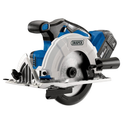 Draper  D20 20V Brushless Circular Saw, 1 x 3.0Ah Battery, 1 x Fast Charger 00594