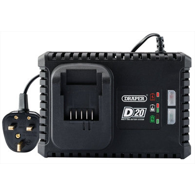 Draper D20 20V Fast Battery Charger, 4A 55913