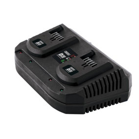 Draper  D20 20V Fast Twin Battery Charger, 2 x 3.5A 92239