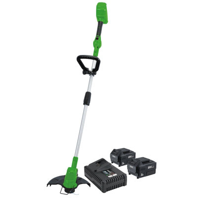 Draper  D20 40V Grass Trimmer Kit, 2 x 5.0Ah Battery, 1 x Fast Charger 94580