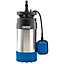 Draper Deep Water Submersible Well Pump with Float Switch, 91L/min, 1000W 98921