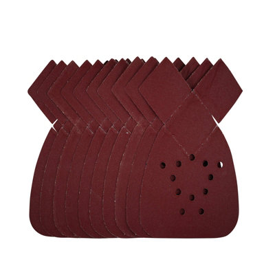 Draper Detail Sanding Sheets with Hook and Loop, 140mm, 240 Grit, SSD4