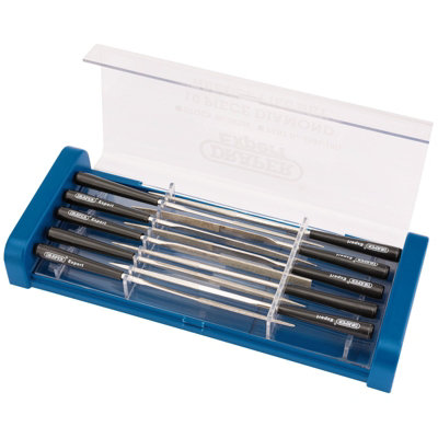 Draper Diamond Needle File Set, 140mm (10 Piece) 36326