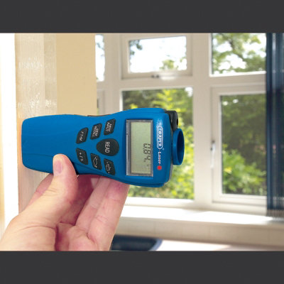 Draper Distance Measure/Stud Detector with Laser Pointer 88988