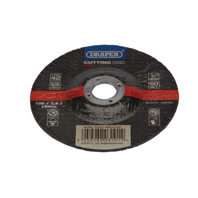Draper  DPC Metal Cutting Disc, 100 x 2.5 x 16mm 94783