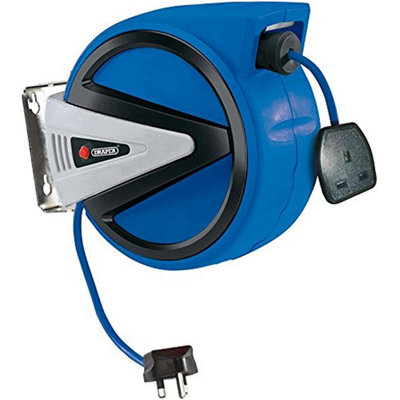 Draper Draper 230V Retractable Electric Cable Reel, 10m