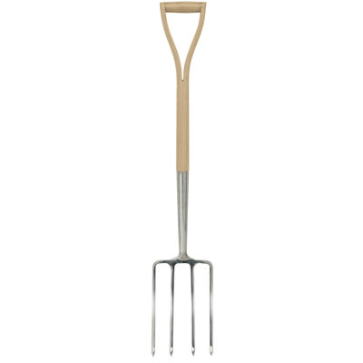 Draper  Draper Heritage Stainless Steel Digging Fork with Ash Handle 99013