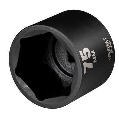 Draper Draper HI-TORQ Deep Impact Socket, 1" Sq. Dr., 75mm 08516