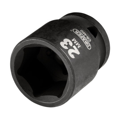 Draper Draper HI-TORQ Metric Impact Socket, 1/2" Sq. Dr., 23mm  20185