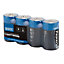 Draper Draper PowerUP Ultra Alkaline D Batteries (Pack of 4) 03979