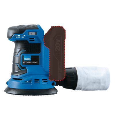 Draper  Draper Storm Force 20V Random Orbit Sander (Sold Bare) 89522