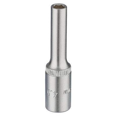 Draper Elora Deep Socket, 1/4" Sq. Dr., 4.5mm 58722