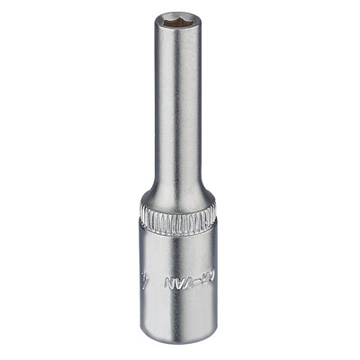 Draper Elora Deep Socket, 1/4" Sq. Dr., 4mm 58721