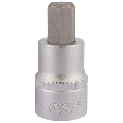 Draper Elora Hexagon Screwdriver Socket, 3/4" Sq. Dr., 17mm 15553