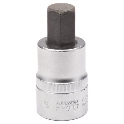 Draper Elora Hexagon Screwdriver Socket, 3/4" Sq. Dr., 19mm 15554