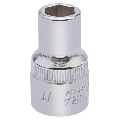 Draper Elora Hexagon Socket, 1/2" Sq. Dr., 11mm 15300