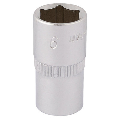 Draper Elora Hexagon Socket, 1/4" Sq. Dr., 9mm 11098