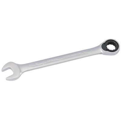 Clé à Molette Combinaison Métrique 14 Mm - Elora, 72 Dents, Chromée, Réversible, Réf 58599