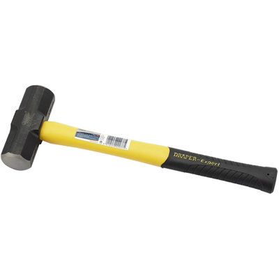 Draper Expert 1.8kg 4lb Fibreglass Short Shaft Sledge Hammer 9937