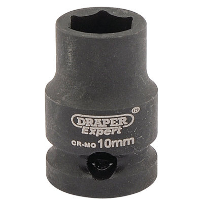 Draper Expert 10mm 3/8" Square Drive Hi-Torq 6 Point Impact Socket 6869