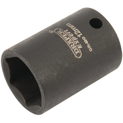 Draper Expert 12mm 1/4" Square Drive Hi-Torq 6 Point Impact Socket 5022