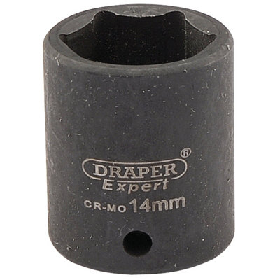 Draper Expert 14mm 1/4" Square Drive Hi-Torq 6 Point Impact Socket 5059