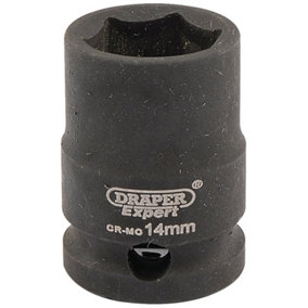 Draper Expert 14mm 3/8" Square Drive Hi-Torq 6 Point Impact Socket 6874