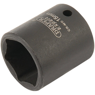 Draper Expert 15mm 1/4" Square Drive Hi-Torq 6 Point Impact Socket 5062