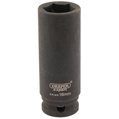 Draper Expert 16mm 3/8" Square Drive Hi-Torq 6 Point Deep Impact Socket 6889