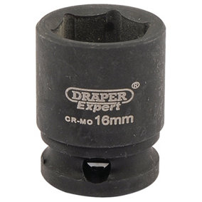 Draper Expert 16mm 3/8" Square Drive Hi-Torq 6 Point Impact Socket 6876