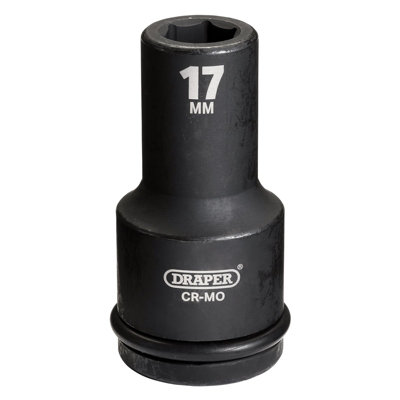 Draper Expert 17mm 3/4" Square Drive Hi-Torq 6 Point Deep Impact Socket (5049)