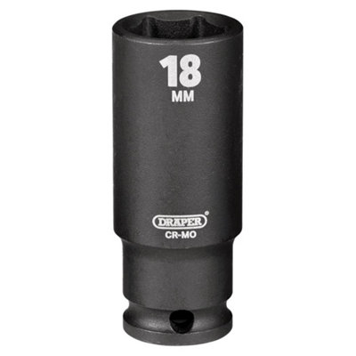 Douille D'impact 18 Mm Draper 04999 - Hexagonale 6 Pans - Longueur Standard Hi-Torq