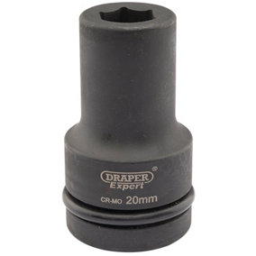 Draper Expert 20mm 1" Square Drive Hi-Torq 6 Point Deep Impact Socket 5135