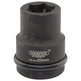 Draper Expert 20mm 3/4" Square Drive Hi-Torq 6 Point Impact Socket 5001